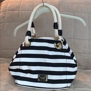 Michael Kors marina canvas & leather purse.